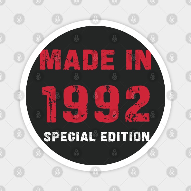 Made In 1992 - 31 Years of Happiness Magnet by PreeTee 